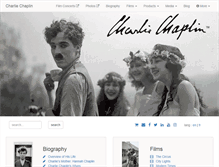 Tablet Screenshot of charliechaplin.com